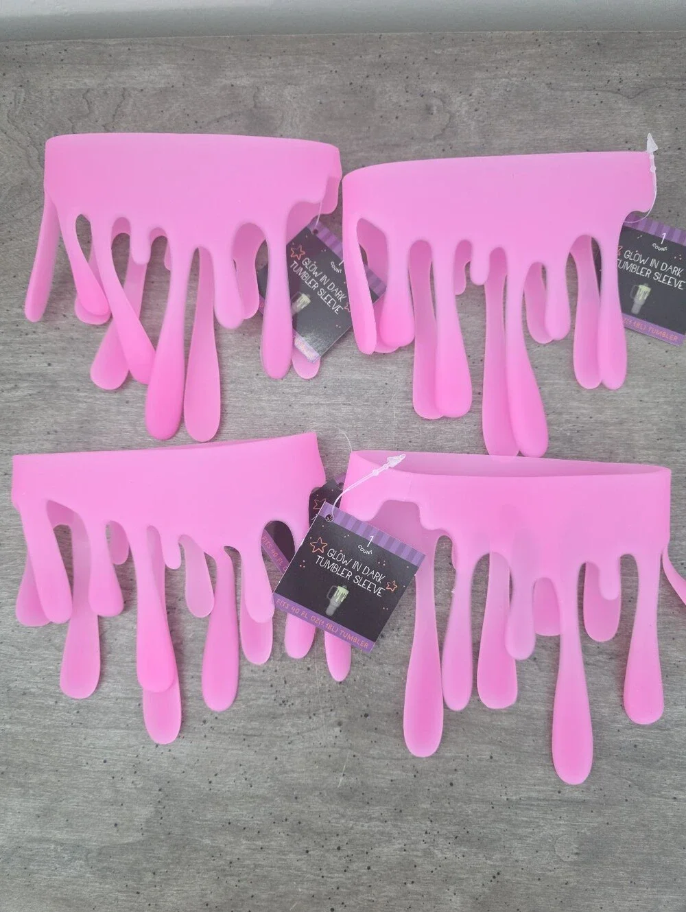 Glow in the Dark Tumbler Sleeves Target Halloween x 4 Multiple available